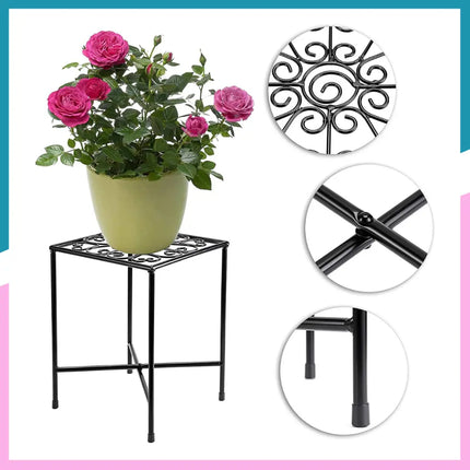 Art Metal Plant Stand – Round Flower Pot