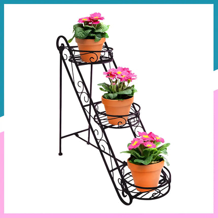 3-Step Metal Plant Stand