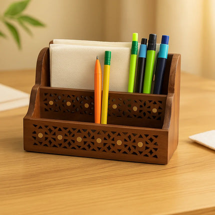 Decorme WoodNest – Multi-Purpose Table Organizer