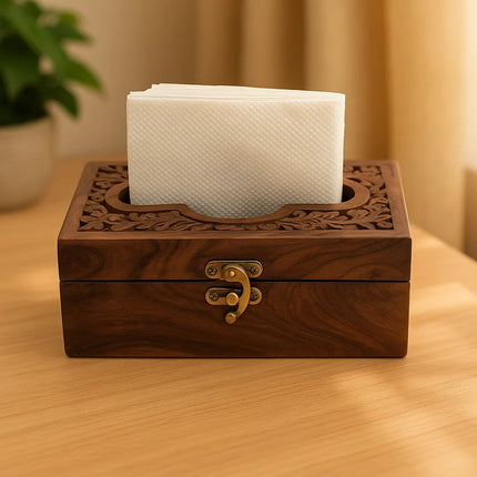Decorme WoodEase – Rectangular Tissue Holder