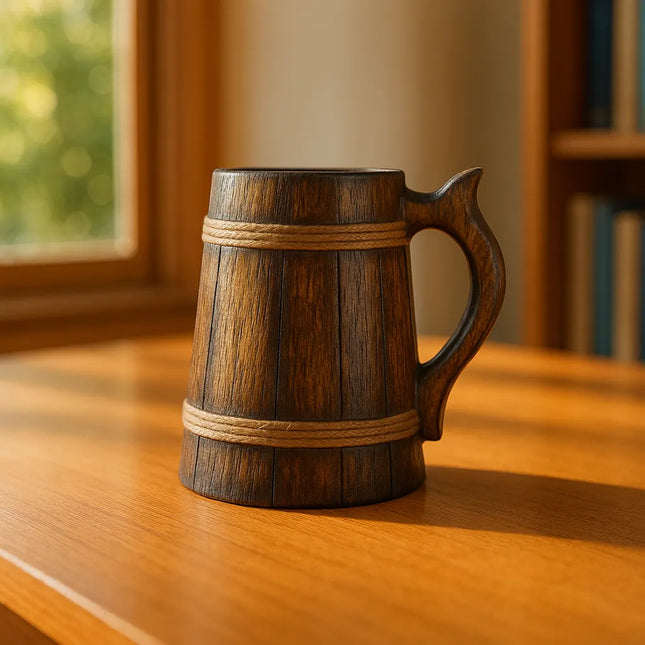Decorme Wooden Warrior Mug