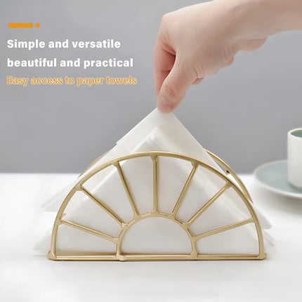 Decorme Golden Arch Napkin Stand – Luxe Table Decor