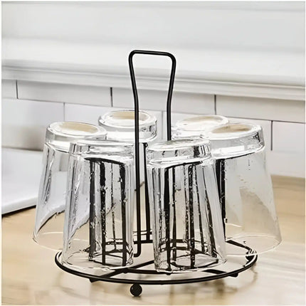 Decorme Iron Glass Holder – Tabletop Tumbler Stand