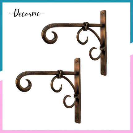 Metal Plant Hanger Hook – Golden Antique