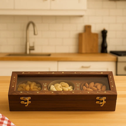 TraditionServe Dry Fruit & Masala Box
