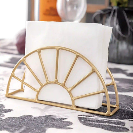Decorme Golden Arch Napkin Stand – Luxe Table Decor