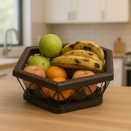 HexaNest Fruit Basket by Decorme