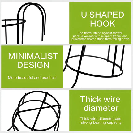 Metal Hanging Basket/Plant Stand – Multi-Purpose Use