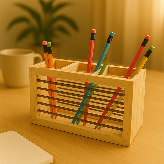 Decorme CreamCraft – Polished Wooden Utility Box