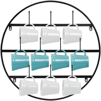 Wall Mounted Mug Rack with 4 Hook