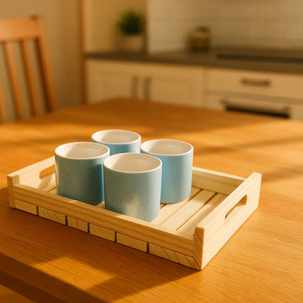 LightGrain Luxe Wooden Trays set of 3