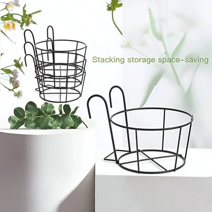 Metal Hanging Basket/Plant Stand – Multi-Purpose Use