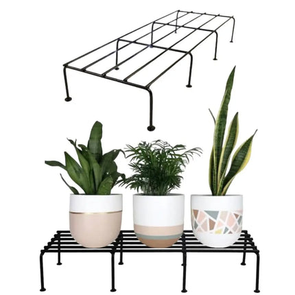 Rectangular Rust-Proof Metal Plant Stand