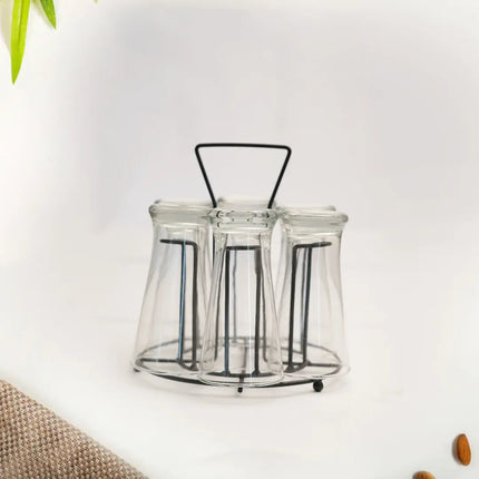 Decorme Iron Glass Holder – Tabletop Tumbler Stand