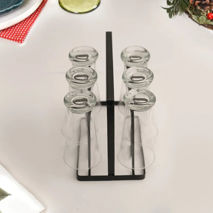 Decorme Iron Cup Drying Rack – 6-Cup Drainer