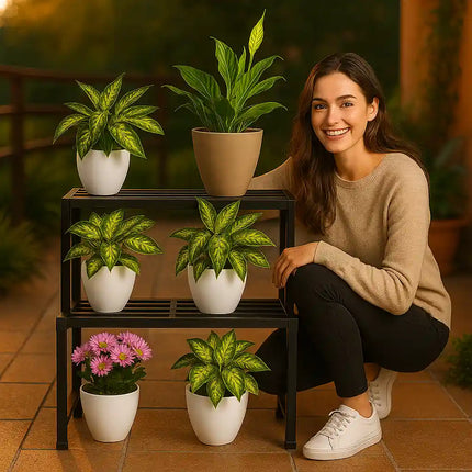 A-One 2-Step Heavy Duty Garden Plant Stand