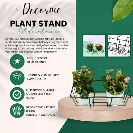 DECORME Iron Hanging Flower Box Holder – Railing Planter Pot Bracket