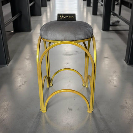 Golden Arch Design Vanity Stool