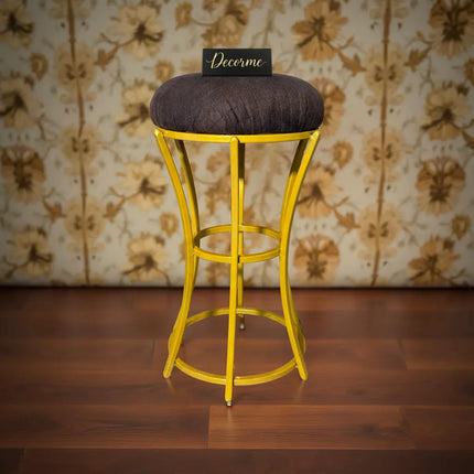 Golden Classic Curved Frame Vanity Stool