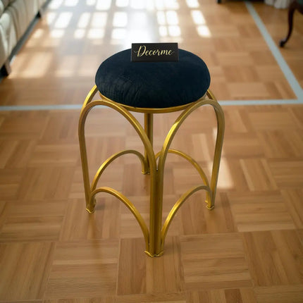 Golden Arch Design Vanity Stool