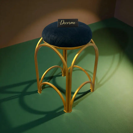 Golden Arch Design Vanity Stool