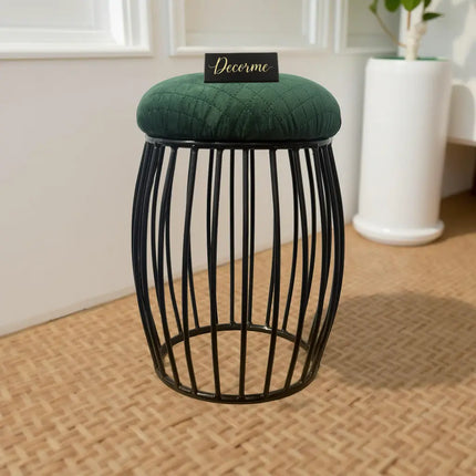 Contemporary Vertical Rod Iron Stool