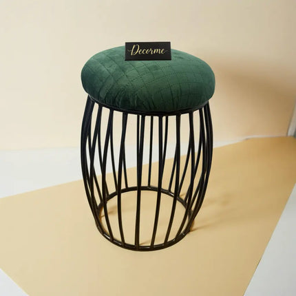 Contemporary Vertical Rod Iron Stool