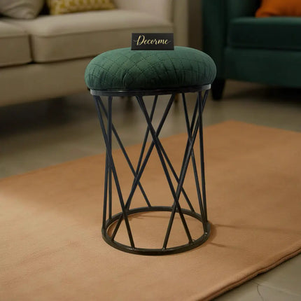 Modern Crisscross Iron Stool Seat