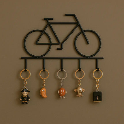 Cyclr Style Creative Bike-Shaped Wall Hook – Cast Iron 5-Hook