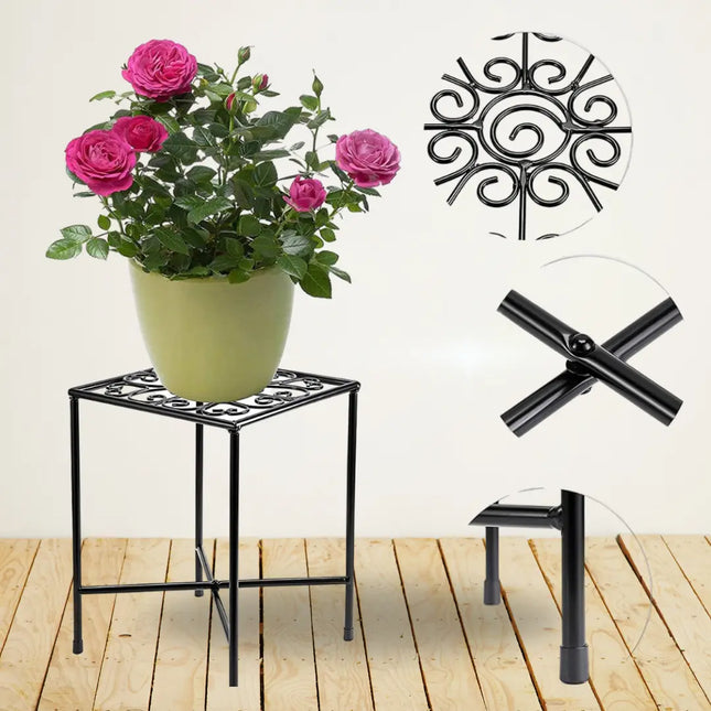 Art Metal Plant Stand – Round Flower Pot