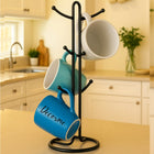 Decorme MugNest™ Countertop Tree Rack – Metal Black