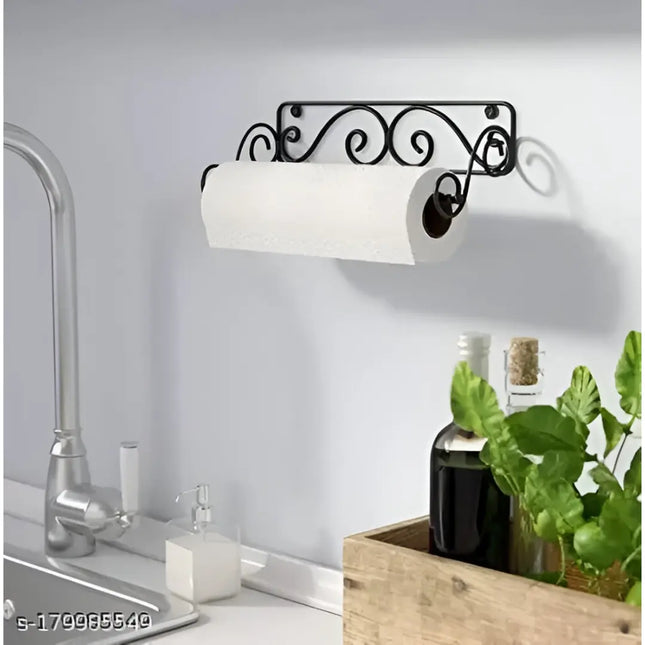 Wall Mounted Cast Iron Paper Towel Holder –