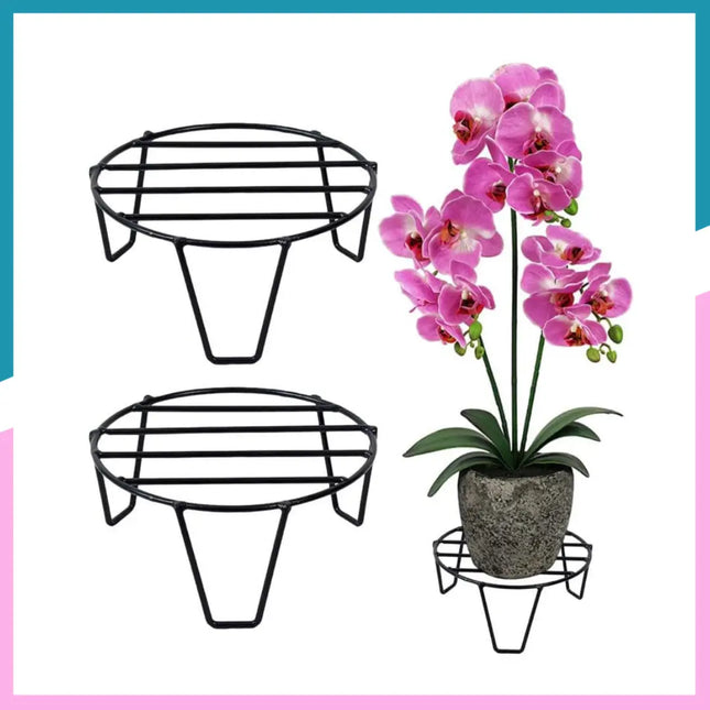 Iron Metal Plant Holder – Round Flower Pot
