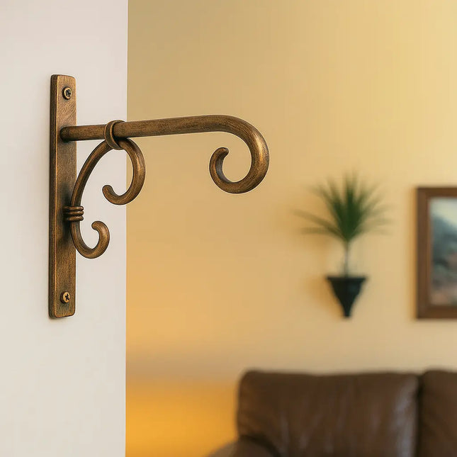 Metal Plant Hanger Hook – Golden Antique