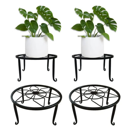 Metal Plant Stand – Heavy-Duty Iron Pot Shelf for Indoor & Outdoor