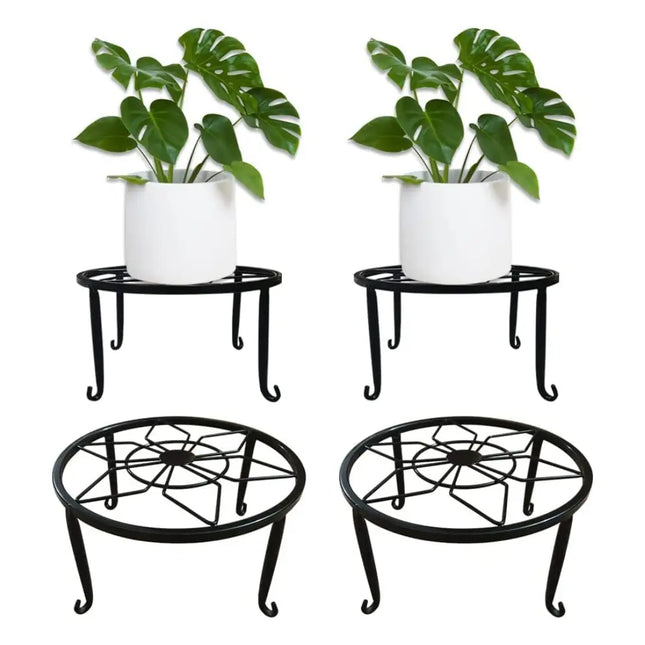 Metal Plant Stand – Heavy-Duty Iron Pot Shelf for Indoor & Outdoor