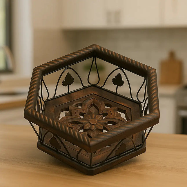 HexaNest Fruit Basket by Decorme