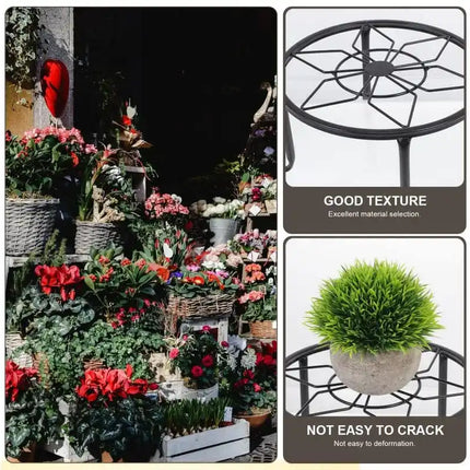 Metal Plant Stand – Heavy-Duty Iron Pot Shelf for Indoor & Outdoor