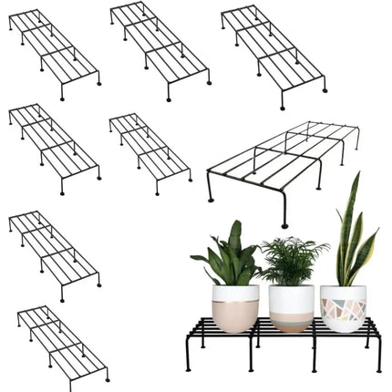 Rectangular Rust-Proof Metal Plant Stand