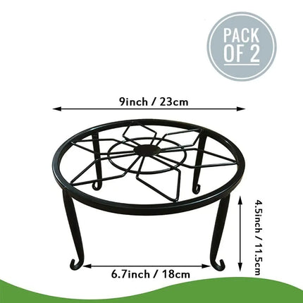 Metal Plant Stand – Heavy-Duty Iron Pot Shelf for Indoor & Outdoor