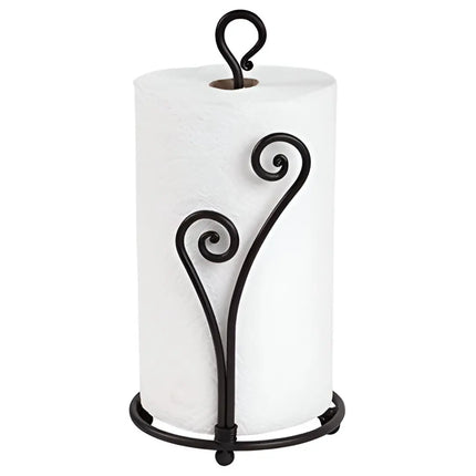 Countertop Iron Paper Towel Holder – Matte Black