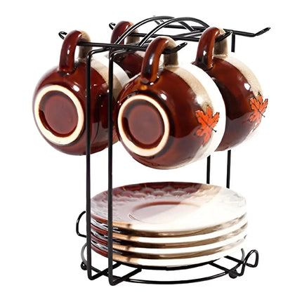 Black Iron Mug Tree Stand