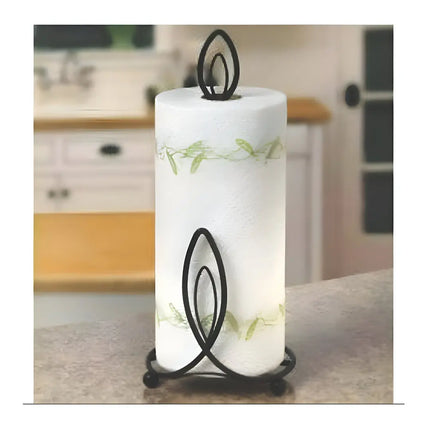 Candle Style Wrought Iron Paper Towel Holder –
