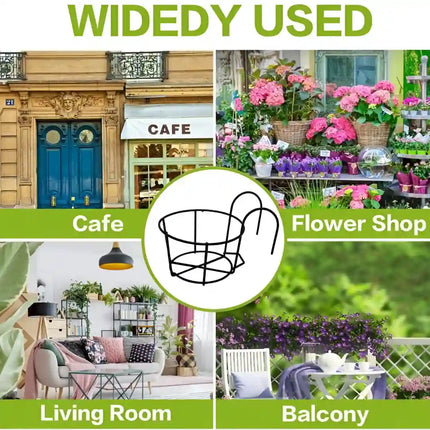 Metal Hanging Basket/Plant Stand – Multi-Purpose Use