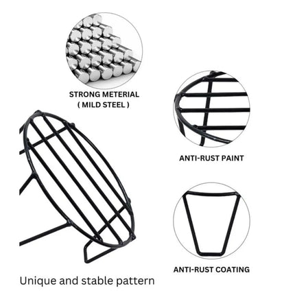 Iron Metal Plant Holder – Round Flower Pot