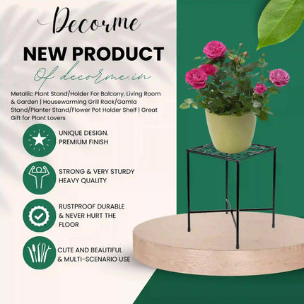 Art Metal Plant Stand – Round Flower Pot