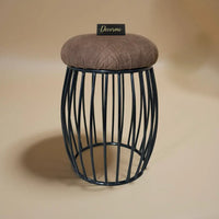 Contemporary Vertical Rod Iron Stool