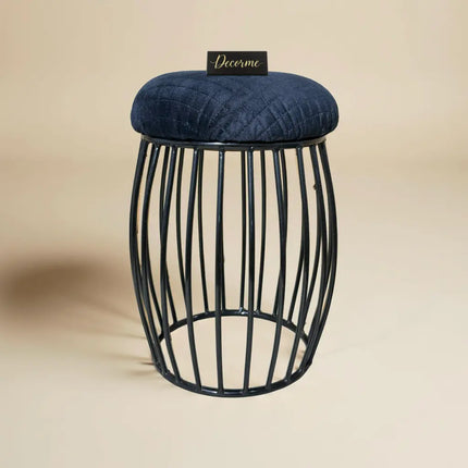 Contemporary Vertical Rod Iron Stool