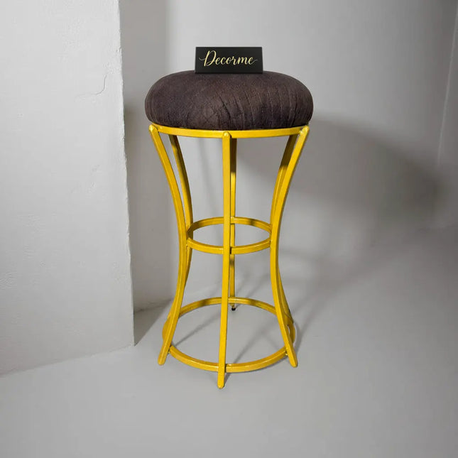 Golden Classic Curved Frame Vanity Stool