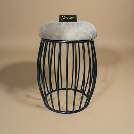 Contemporary Vertical Rod Iron Stool